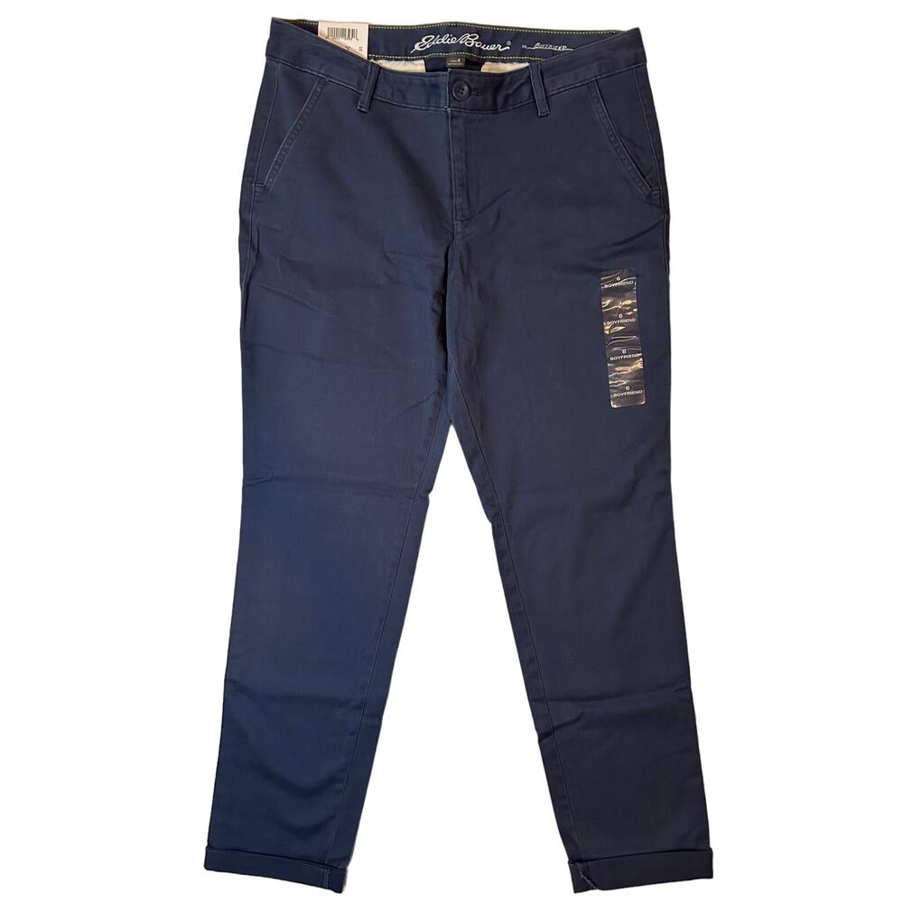 Eddie Bauer Women's Stretch Legend Wash Boyfriend Pants Size 6